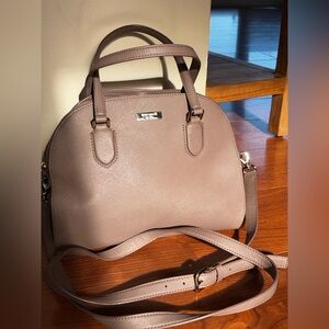 Chic Dusty Mauve Satchel Bag by Kate Spade